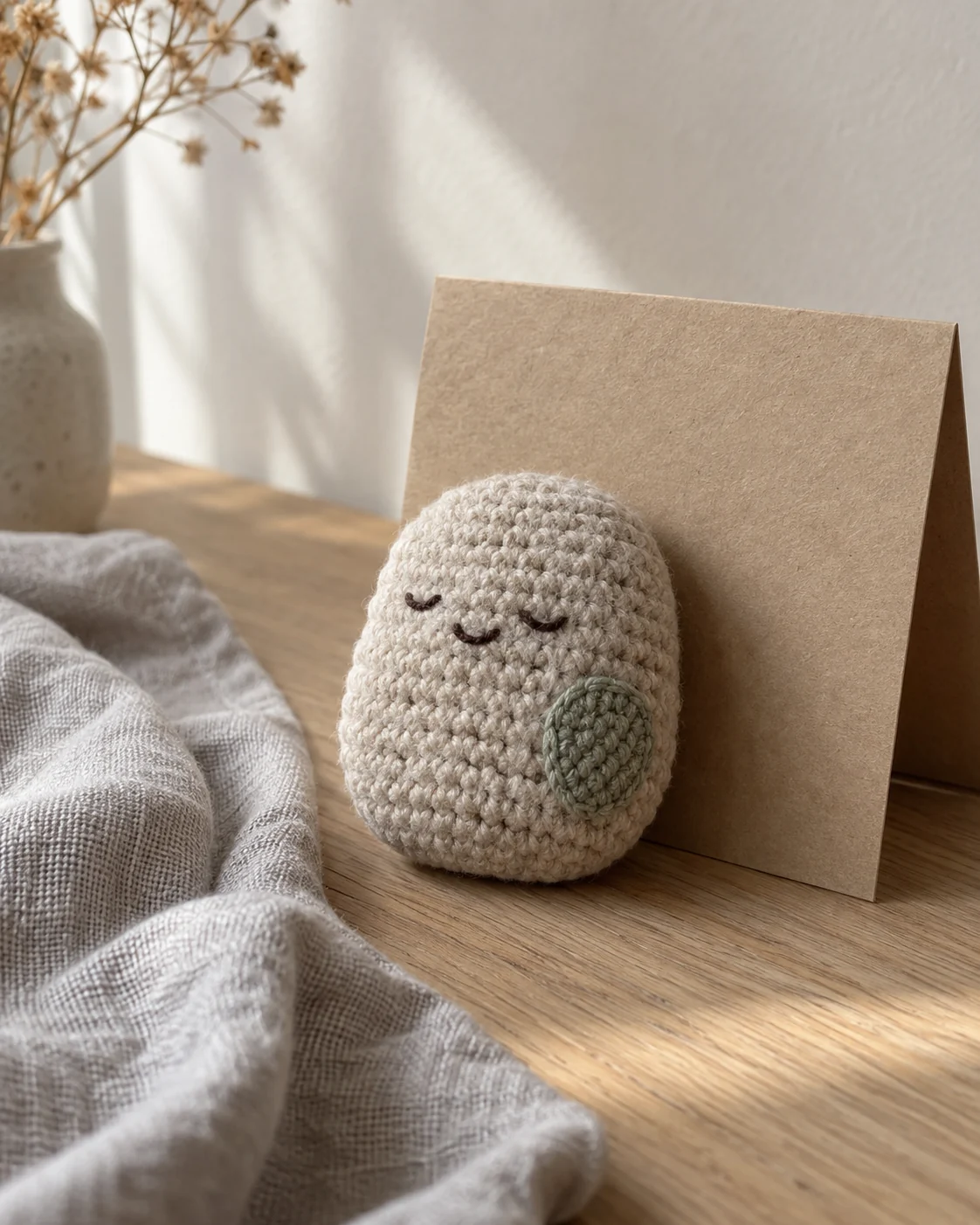Compact crochet pocket figure direction